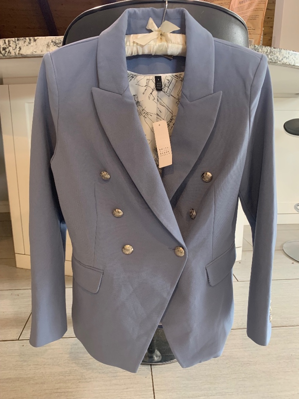 Blazer NEW With Tags! White House Blaxk Market size 8